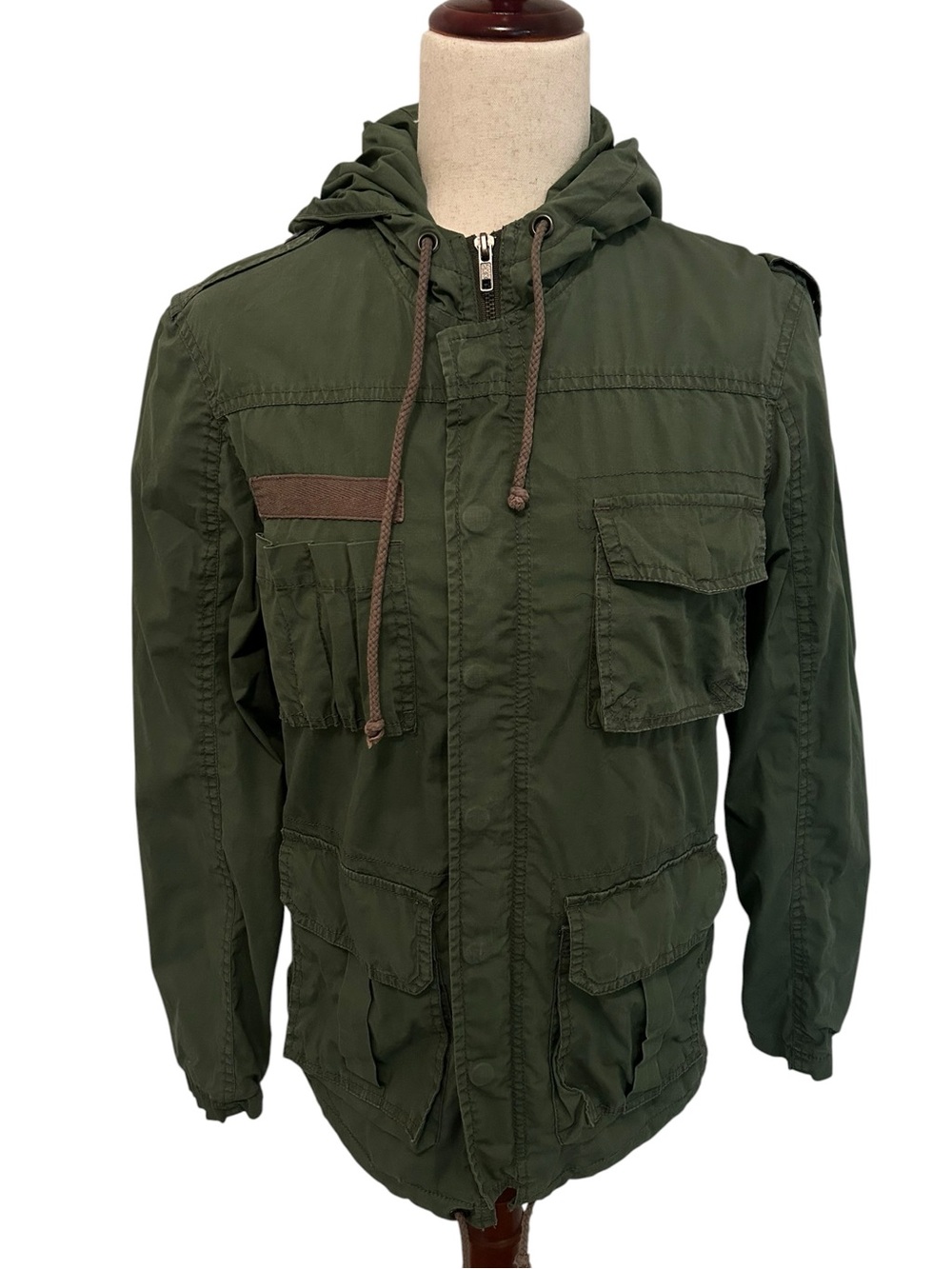 VTG Y2K KILL CITY x Barney’s New York CO-OP‎ Military Field Jacket Olive Women M